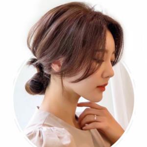 앞머리 가발 옆머리 부분가발 20 고데기 가능