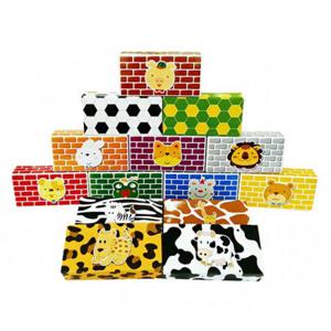 가꿈 종이블럭 작은블럭 50pcs (여러가지패턴) (NO.267) 블록 블럭 완구 쌓기 놀이교구 유아