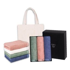 샤프란 정갈한 뱀부얀 130g 국내생산 고급 타올 3P 기프트 세트