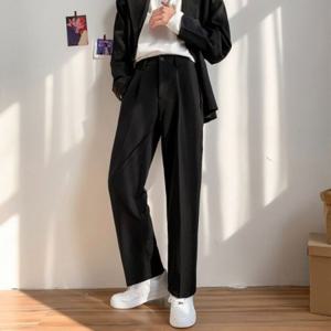 편한 남자9부슬랙스 가을정장바지 9부 봄정장바지 뒷밴딩 슬렉스바지 하객룩