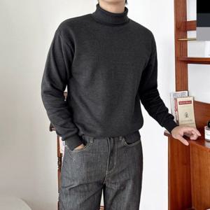 기모목티 이너 남자상의 DGI 1830M 기모폴라 목티 남자기모면목폴라티