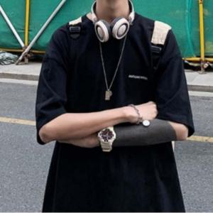 남성 체형 커버 반팔티 1P 오버핏 여름 패션 티셔츠 루즈핏 박스티