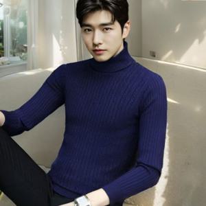 니트 꽈배기 케이블 정장니트 남자 목폴라 터틀넥