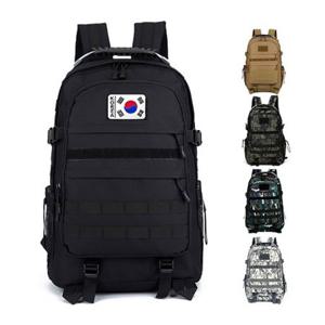 남성 밀리터리 백팩 국기패치 모듈러 다용도 45L 가방