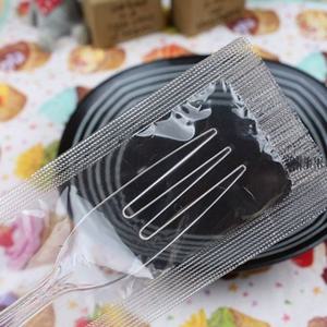 투명 플라스틱 500개 포크 12cm 일회용세트