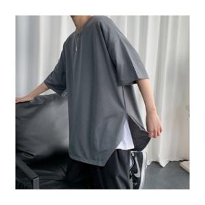 루미나D 남성 시티보이룩 라운드 무지 오버핏반팔티 3컬러