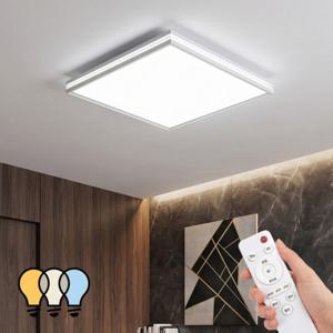 LED 루안 삼색변환 방등 75W 밝기조절 리모컨 방등 주광색 주백색 전구색 사각방등 거실등 플리커프리 안방
