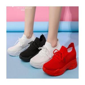 루미나D 여름 여성 6cm 삭스 키높이운동화 3컬러 웨지스니커즈