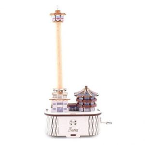 EAS 영공방 오르골만들기 DIY 수동 오르골 부산타워 YM86246