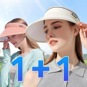 햇빛차단 여름모자 피크닉 썬캡 등산모자 여름 골프 그늘막 1+1 챙모자 햇빛가리개