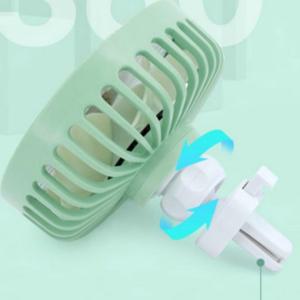 송풍구 풍속 선풍기 LED usb 저소음 3단 차량용 화이트