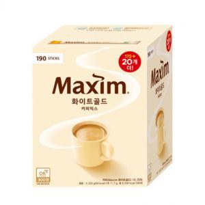 맥심 화이트골드 커피믹스 190T(170T+20T) 리뉴얼