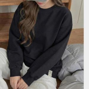 순면 여성 기모 국내워싱 베이직 긴팔 티셔츠 맨투맨 라운드 의류 여성