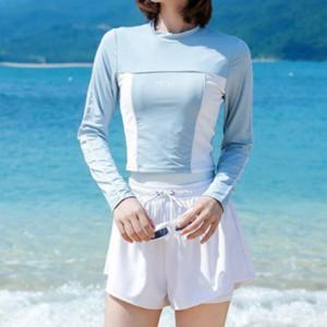 수영복 세트 여성 여름 반바지 레쉬가드 비치