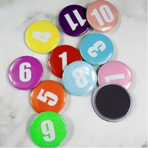 금속 58MM 자석형 핀버튼 키링 DIY 뱃지제작 100개