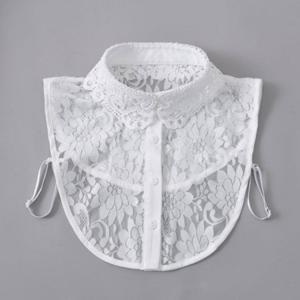 페이크카라 셔츠 페이크목폴라 여성넥케이프 펀칭 카라 페이크셔츠 레이스