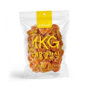 바른츄 닭가슴살 도너츠 1kg 강아지 대용량 가성비 간식