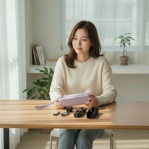 미러리스 카메라 가방 수납 파우치 크로스백 하드케이스 여행용 케이스