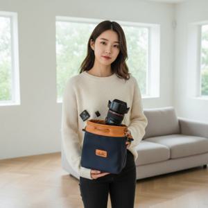 미러리스 카메라 가방 휴대용 크로스백 수납 파우치