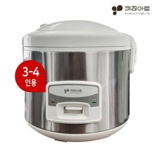 키친아트340RC/3-4인용 전기밥솥 일반 보온밥솥 소형밥솥 전기밥통 찜기포함