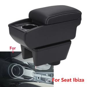 좌석 용 Ibiza 팔걸이 상자 좌석 용 Ibiza 6j Ibiza 6L 자동차 팔걸이 자동 보관함 개조 부품 인테리어 자동차 액세서리