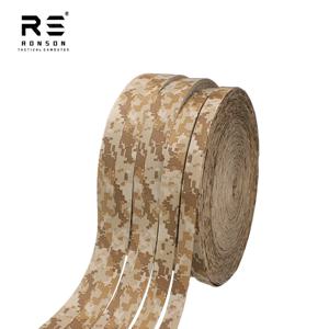AOR1 디지털 사막 위장 프린트 나일론 웨빙 스트랩 난연성 근적외선 준수 내구성 전술 장비용