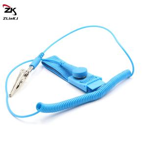 (ZYDD01) 1개 전자제품 수리 작업 도구용 정전기 방지 ESD 손목 스트랩 방전 케이블