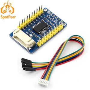 MCP23017 IO 확장 보드 I2C 인터페이스는 Arduino/Raspberry Pi/STM32용 16개의 I/O 핀을 확장합니다.
