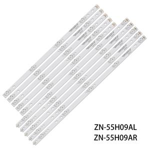 TV용 LED 백라이트 스트립, 9개의 램프 포함, 모델: P55L21T2CSM, L55UHDPR001, ZN-55H09AR, ZN-55H09AL-5L+5R, 70801, V1.5-OT