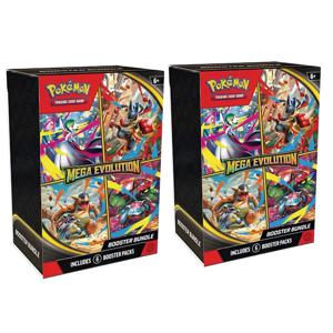 포켓몬 PTCG 영어 메가 팬텀말 플레임스 메가 에볼루션 부스터 번들 버전 ME01 02 트레이너 박스 수집용 트레이딩 카드