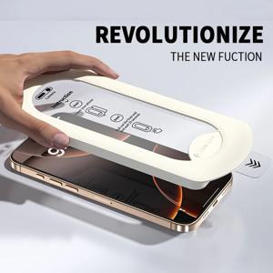 iPhone16 화면 보호기 용 1-2pcs iPhone12 설치 전체 커버 용 13 ProMax HD 강화 유리 보호 필름 보호
