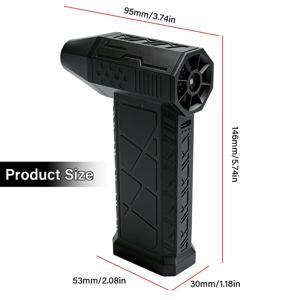 신형 X3 130000RPM 터보 팬 브러시리스 강력한 에어 블로워 풍속 52m/s 에어 더스터 진공 청소기 자동차/키보드/PC/가정용