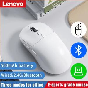 레노버 마우스 블루투스 2.4G 무선 3모드 충전식 인체공학적 오피스 게임용 휴대용 마우스 아이패드 PC 노트북용 ﻿