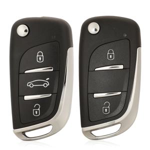 Jingyuqin 수정된 KD/VVDI 키 쉘 플립 케이스 (폭스바겐, 토요타 프리우스, 비오스, 캠리, RAV4, 하이랜더, 코롤라, 크라운, 코롤라 EX, 마쓰다 호환)