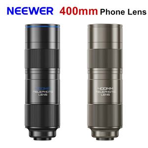 NEEWER LS-78 400mm 휴대폰 렌즈 망원 렌즈 (아이폰/삼성/샤오미 15/비보/오포 스마트폰용 17mm 나사형 렌즈 클립 포함)