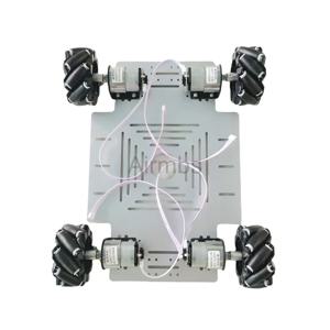 15KG 실재 하중 4WD 메카넘 휠 로봇 카 섀시 4개 12V 홀 인코더 모터 포함 아두이노 Stm32 ROS 로봇 암용