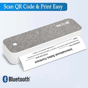 A4 휴대용 열전사 프린터 블루투스 및 USB 사진 txt 워드 PDF 문서 인쇄 안드로이드, iOS, 윈도우 시스템과 호환 가능