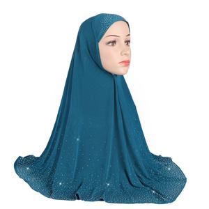 H112 성인 빅 사이즈 이슬람 hijab 스카프 라인 석 이슬람 머리 스카프 모자 armia headwrap 라마단 선물에 당겨