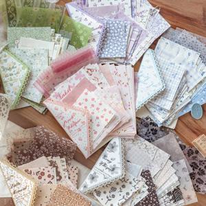 미스터페이퍼 52매/팩 듀얼팩 페이퍼 브릭 소재 종이 - 저널 스크랩북 DIY 사진 프레임용 페이퍼 플라워 트레이스 시리즈