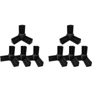 SEWS-32Pcs 어쿠스틱 폼 24Pc 베이스 트랩 월 폼 + 8Pc 사각형 방음 폼 난연성 고밀도