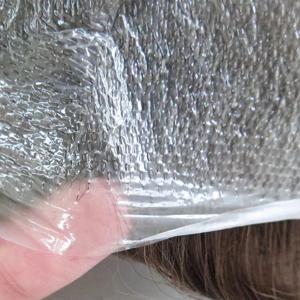 얇은 피부 0.02-0.04mm 남성 부분 가발 V 루프 자연모 남성 가발 100% 인모 시스템 남성 모발 보철물