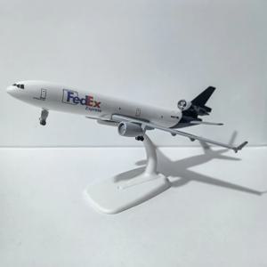 MD MD-11 금속 합금 모형 비행기 키트, 바퀴 장착, 랜딩 기어 장착, 20cm 에어 페덱스 익스프레스 항공