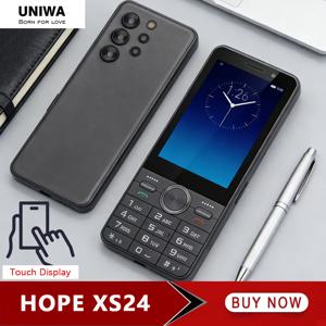 UNIWA HOPE XS24 4G 터치스크린 T9 키패드 폰 3.5인치 듀얼 SIM 스마트폰 안드로이드 8.1 2+16GB 2500mAh 휴대폰 Whatsapp 구글