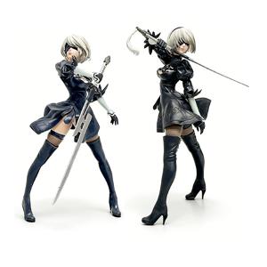 핫 18CM 요르하 2B 시리즈 애니메이션 피규어 PVC 수집용 액션 피규어 모델 인형 스태츄트 선물 장난감