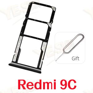Xiaomi Redmi 9C Sim 트레이 카드 슬롯 SIM 카드 리더 어댑터 수리 부품 용 Sim 카드 트레이
