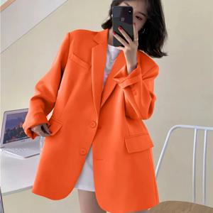봄 가을 여성 블레이저 우아한 한국 캐주얼 솔리드 슈트 여성 재킷 새로운 패션 여성 코트 오피스 레이디 코트 아우터