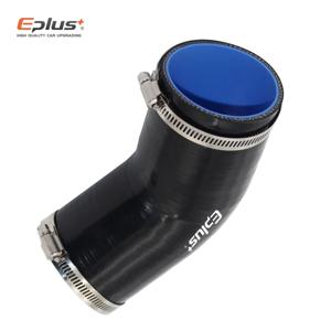 실리카 젤 튜브 범용 실리콘 튜빙 호스 45도 커넥터 파이프라인 커플러 고온 저항 블랙