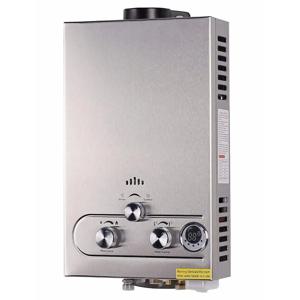 가정용 6L 가스 무탱크 온수기, 구리 열교환기를 사용한 즉시 온수, NG 및 LPG 호환 가능