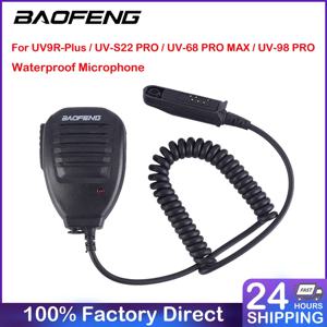 Baofeng 라디오 방수 스피커 마이크 PTT, 휴대용 양방향 라디오 워키토키 UV-9R, UV-9R 플러스, UV-S22 프로용, 신제품