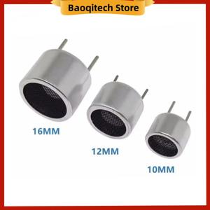 10PCS 40KHZ 16mm 12mm 10mm 검정색 초음파 센서 40KHZ 수신기 송신기 R 및 T TCT40-16T/R 검정색 금속 쉘